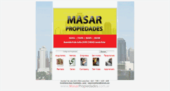 Desktop Screenshot of masarpropiedades.com.ar